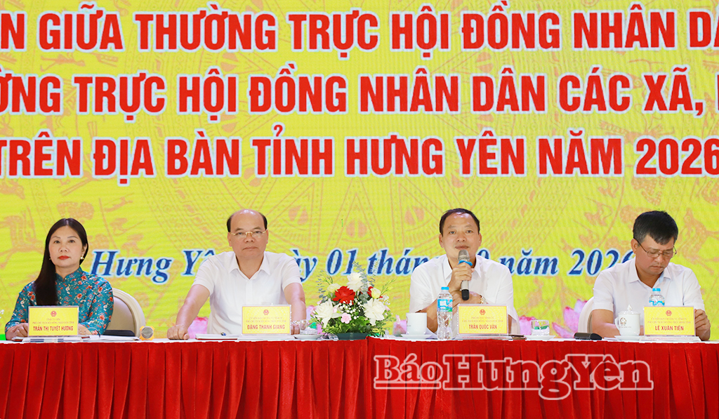 Thường trực HĐND tỉnh giao ban với Thường trực HĐND các xã, phường