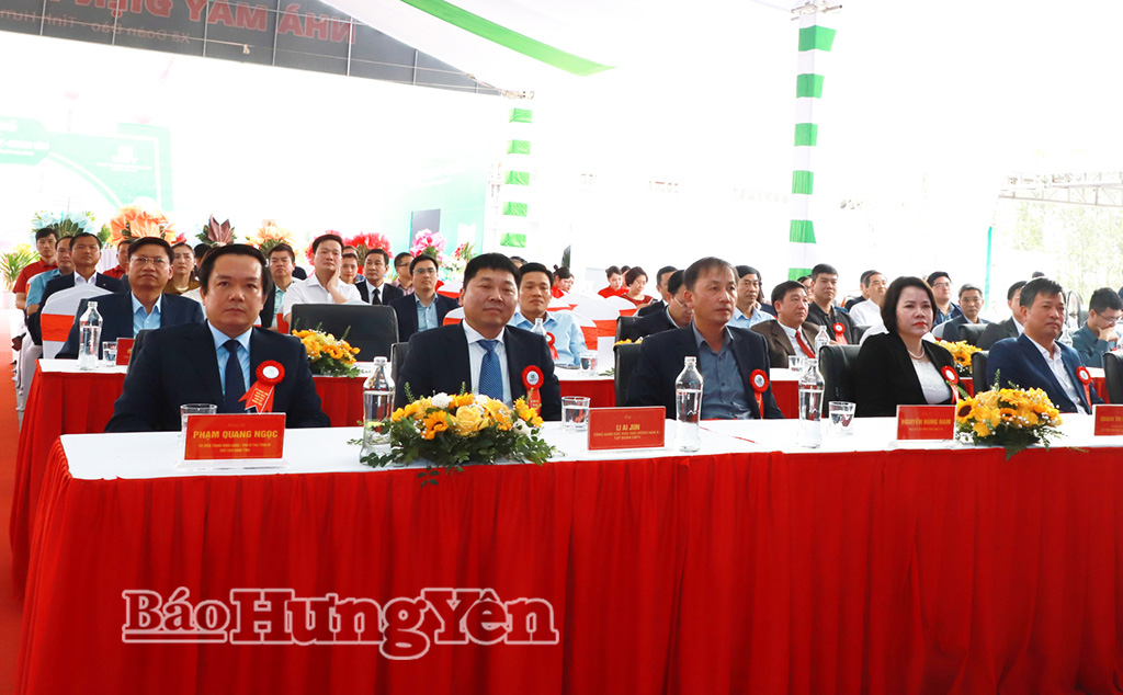 Chủ tịch UBND tỉnh Phạm Quang Ngọc dự lễ khởi công dự án Nhà máy Điện rác Phù Cừ