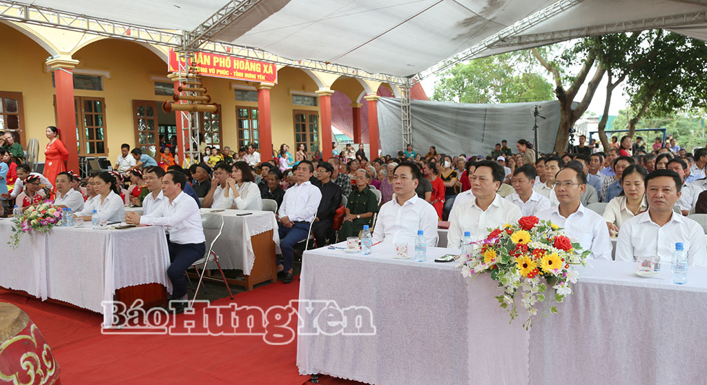 Ngày hội Đại đoàn kết toàn dân tộc tại tổ dân phố Hoàng Xá, phường Vũ Phúc và khu dân cư Ba Đông, xã Đoàn Đào
