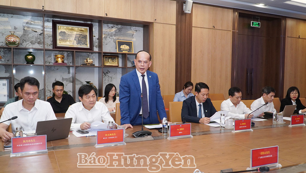 Các doanh nghiệp Quảng Châu tìm hiểu cơ hội đầu tư vào Khu công nghiệp Liên Hà Thái