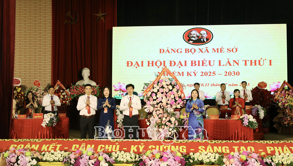 Đại hội đại biểu Đảng bộ xã Mễ Sở lần thứ I, nhiệm kỳ 2025 -2030