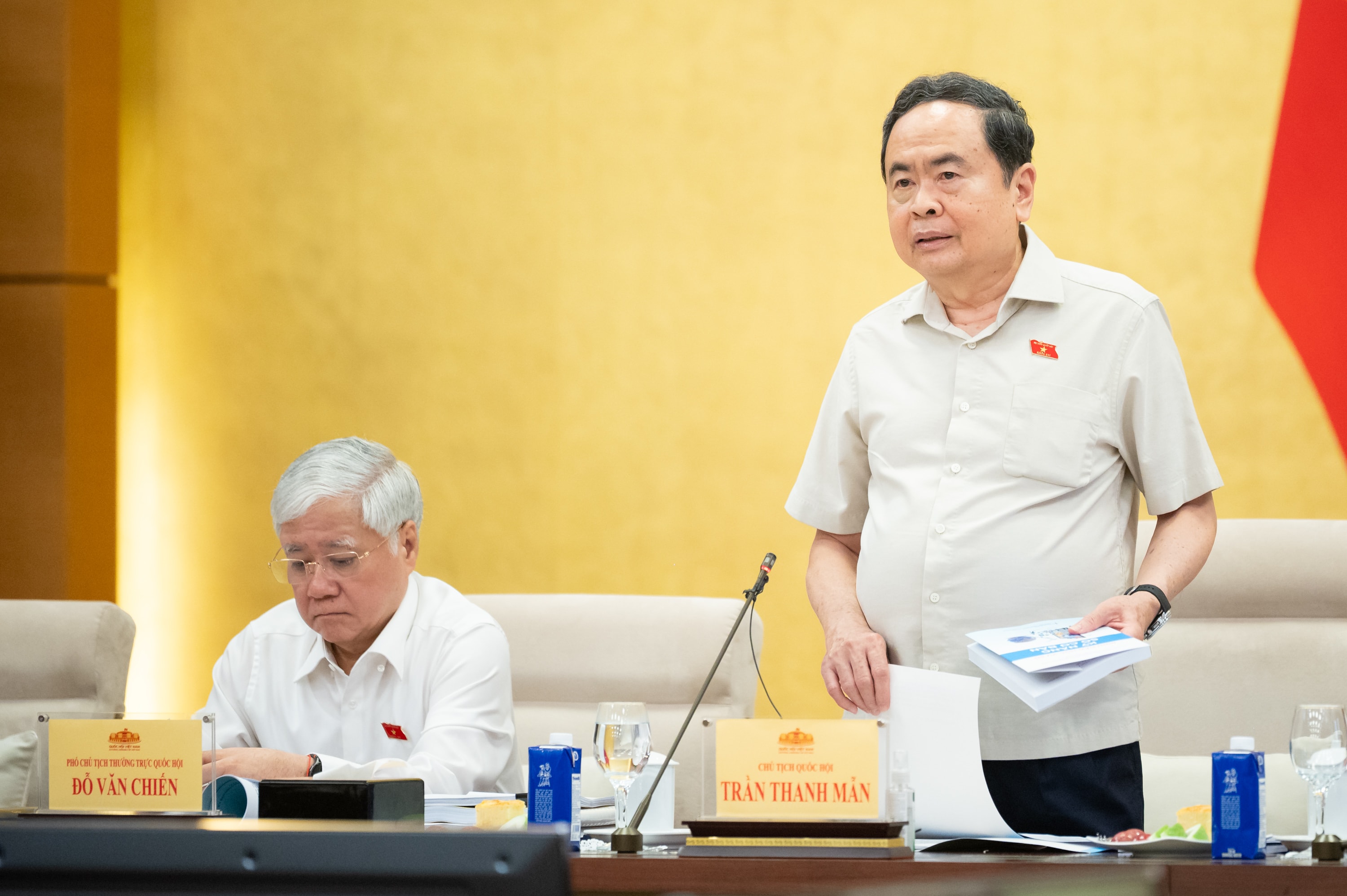 Chủ tịch Quốc hội Trần Thanh Mẫn chủ trì làm việc về khoa học công nghệ, đổi mới sáng tạo và chuyển đổi số