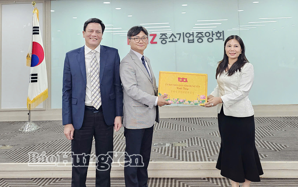 Đoàn công tác tỉnh Hưng Yên khảo sát mô hình Khu kinh tế tự do Incheon và làm việc với Liên đoàn Doanh nghiệp vừa và nhỏ Hàn Quốc
