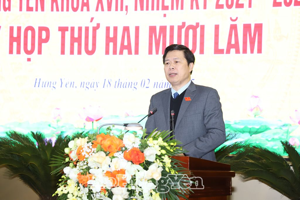Kỳ họp thứ hai mươi lăm HĐND tỉnh khóa XVII, nhiệm kỳ 2021 – 2026