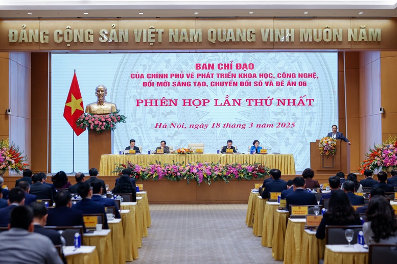TỔNG THUẬT: Phiên họp thứ nhất Ban Chỉ đạo của Chính phủ về phát triển KHCN, đổi mới sáng tạo, chuyển đổi số và Đề án 06