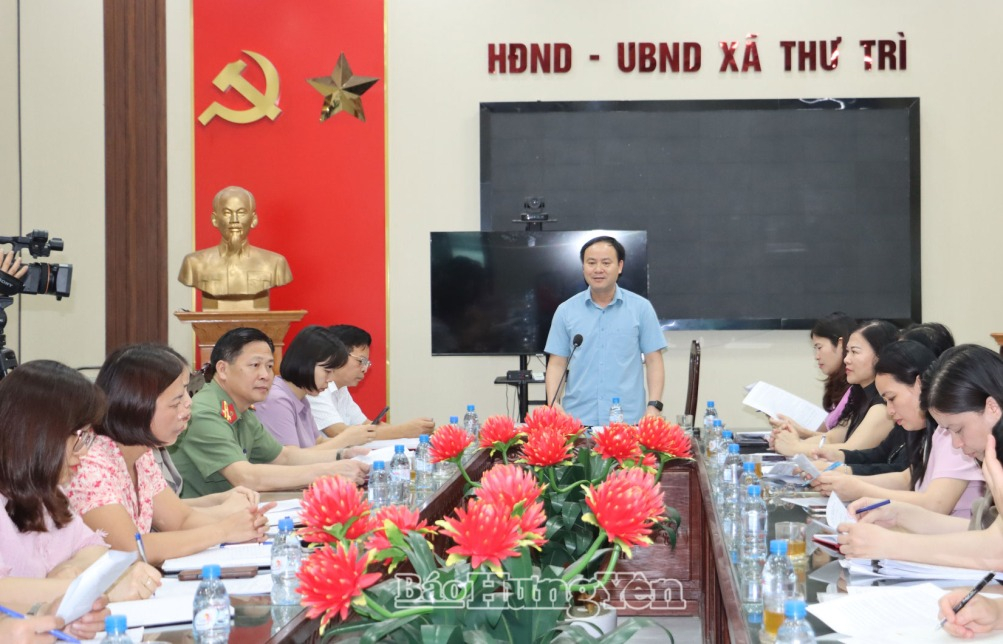 Ban Văn hoá - Xã hội HĐND tỉnh giám sát kết quả công tác quản lý và tổ chức lễ hội xã Thư Trì
