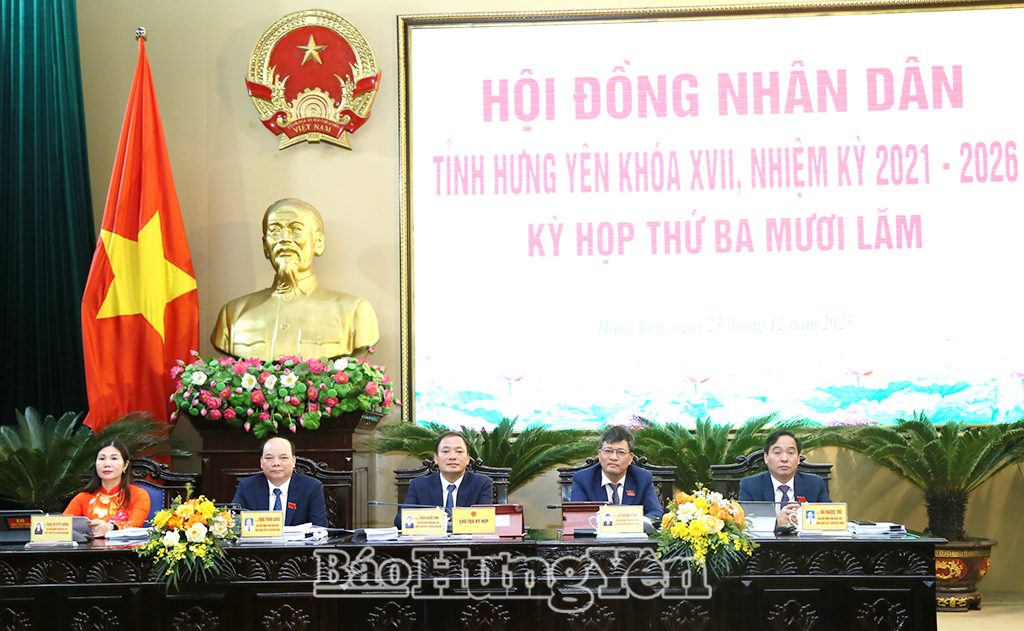 Kỳ họp thứ ba mươi lăm HĐND tỉnh khóa XVII thông qua nhiều nghị quyết quan trọng