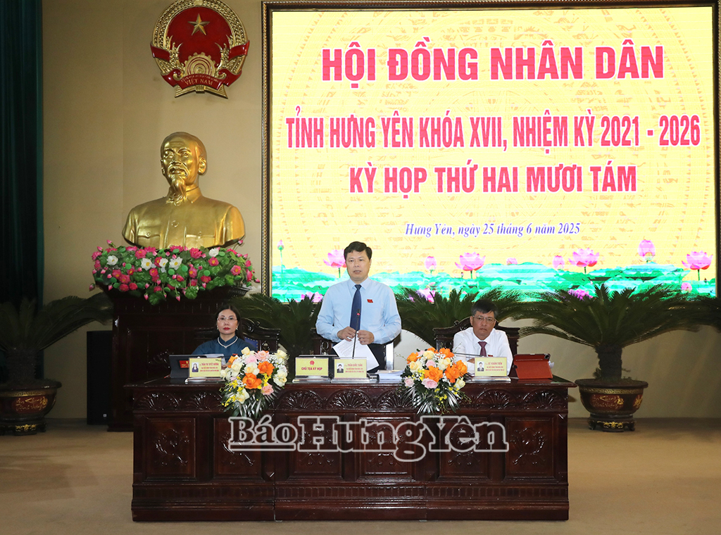 Kỳ họp thứ Hai tám HĐND tỉnh khóa XVII, nhiệm kỳ 2021-2026