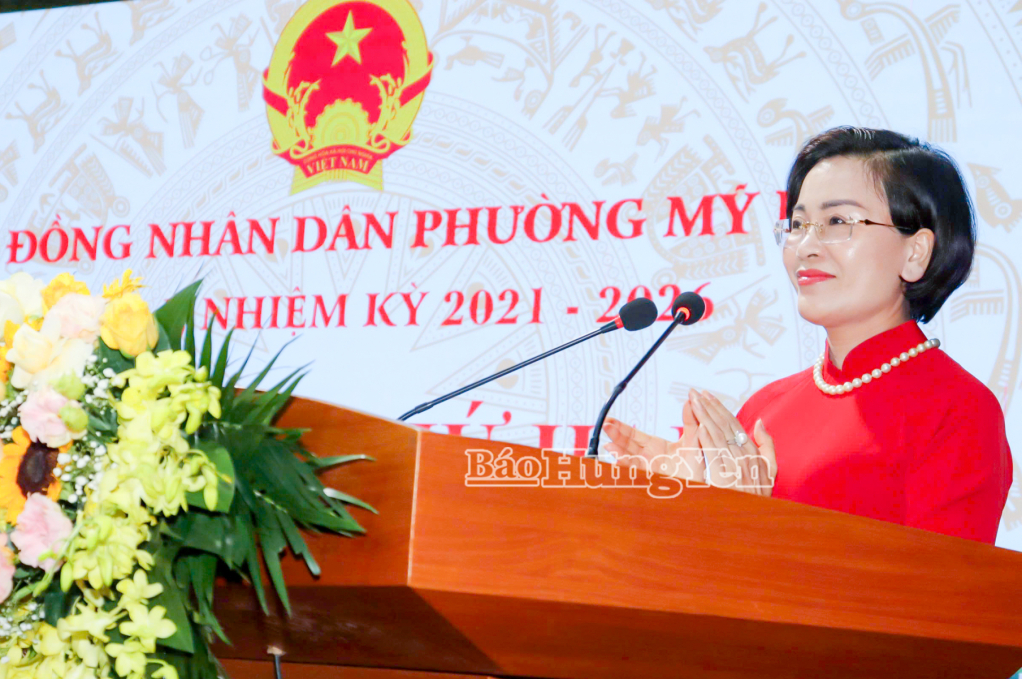 Kỳ họp thứ hai, HĐND phường Mỹ Hào khoá I