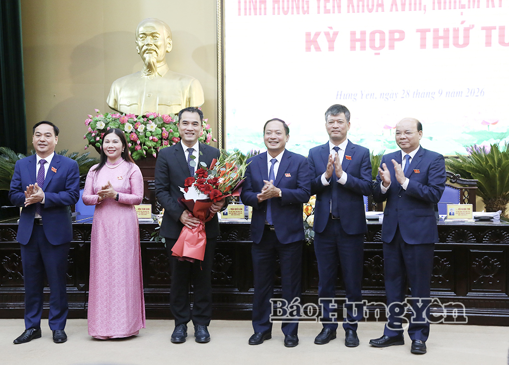 Đồng chí Phạm Bảo Sơn được bầu giữ chức vụ Phó Chủ tịch UBND tỉnh Hưng Yên, nhiệm kỳ 2026 - 2031