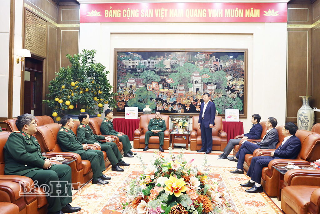 Bộ Tư lệnh Quân khu 3: Thăm, chúc Tết Tỉnh ủy, UBND tỉnh