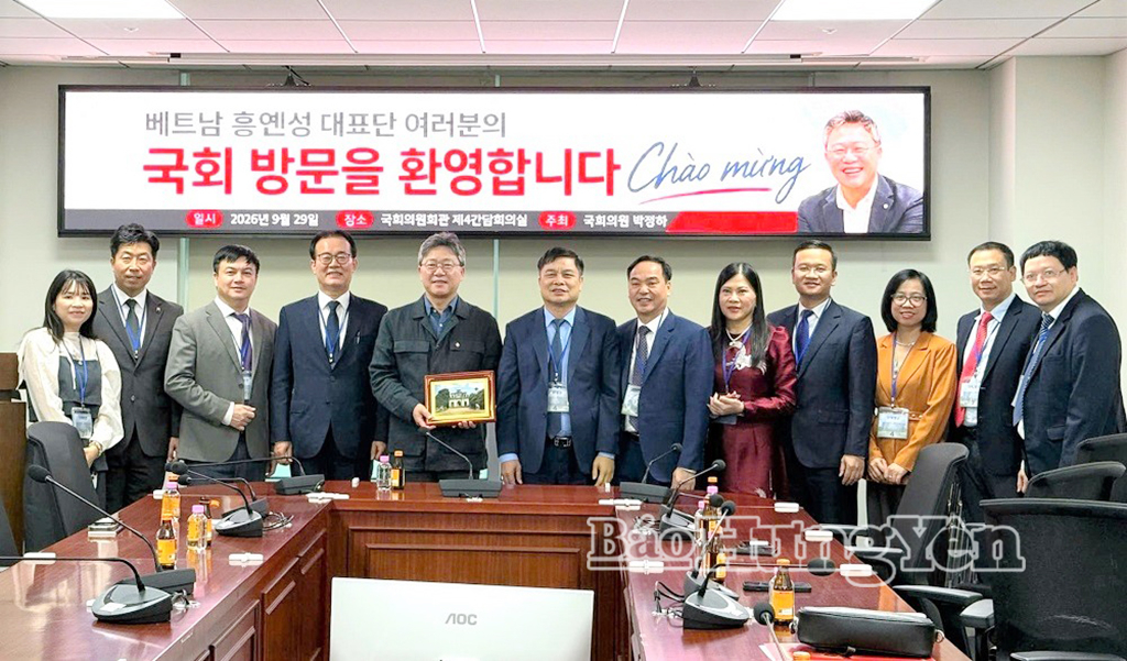 Hưng Yên mở rộng hợp tác với các đối tác Hàn Quốc về giáo dục, khoa học - công nghệ và y tế