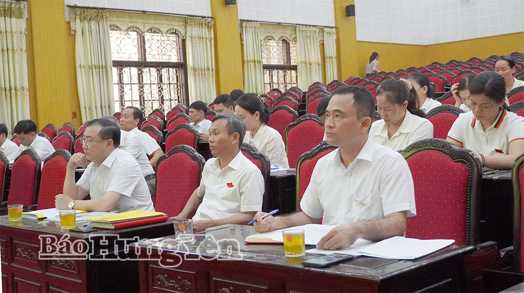 HĐND các xã tổ chức kỳ họp xem xét, quyết định một số nội dung quan trọng
