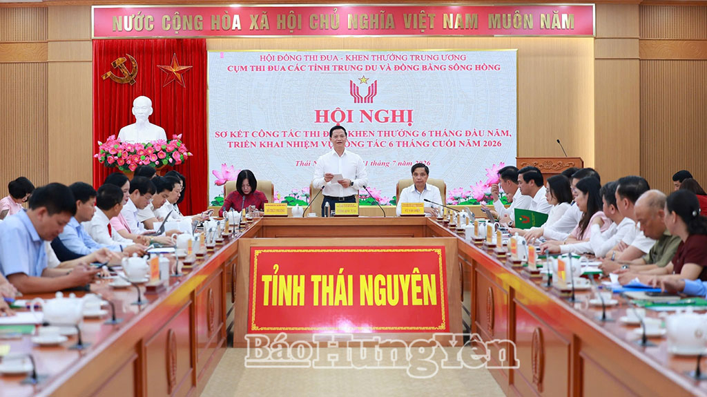 Cụm thi đua các tỉnh Trung du và Đồng bằng sông Hồng triển khai nhiệm vụ 6 tháng cuối năm 2026