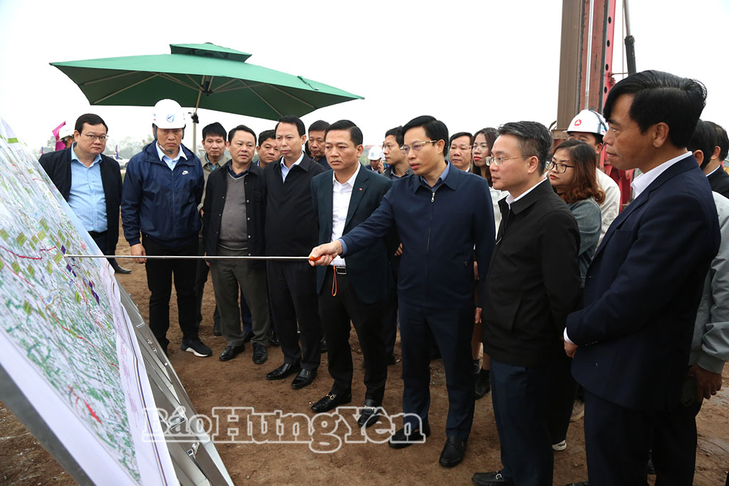Kiểm tra dự án đầu tư xây dựng tuyến đường cao tốc Ninh Bình – Hải Phòng, đoạn qua tỉnh Ninh Bình