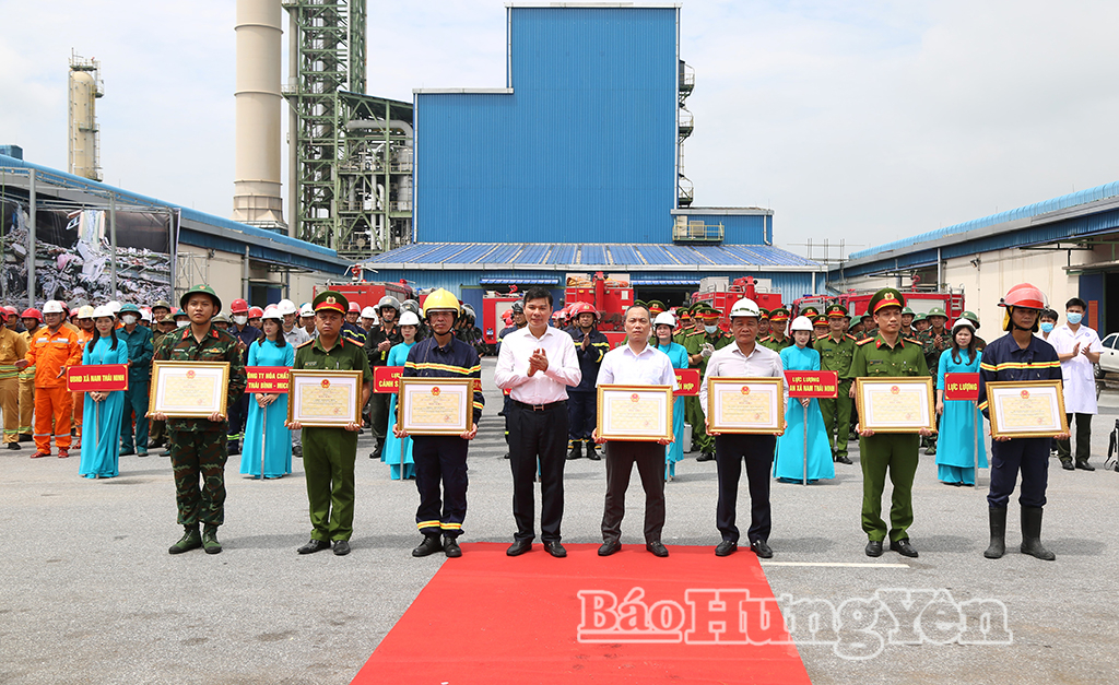 Thực tập phương án chữa cháy và cứu nạn, cứu hộ huy động nhiều lực lượng, phương tiện quy mô cấp tỉnh năm 2026