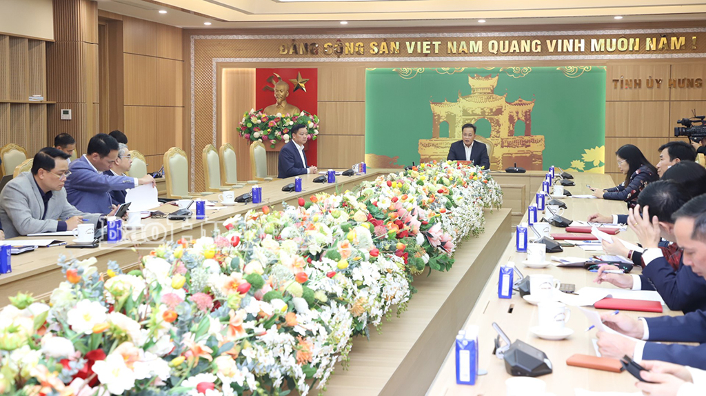 Bí thư Tỉnh ủy Nguyễn Hữu Nghĩa yêu cầu khẩn trương xây dựng Bộ chỉ tiêu kinh tế - xã hội năm 2025 và giai đoạn 2026 – 2030