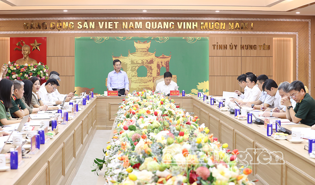 Đoàn kiểm tra của Ban Chỉ đạo 35 Trung ương làm việc tại tỉnh Hưng Yên