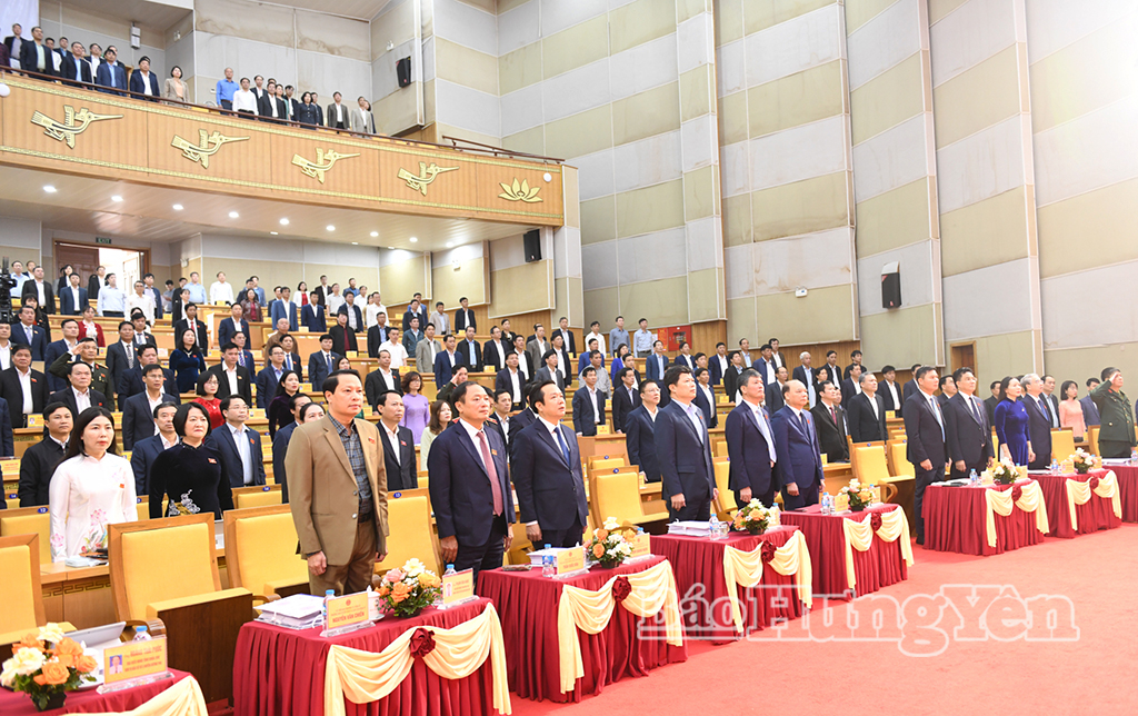 Khai mạc trọng thể kỳ họp thứ 34, HĐND tỉnh Hưng Yên khóa XVII