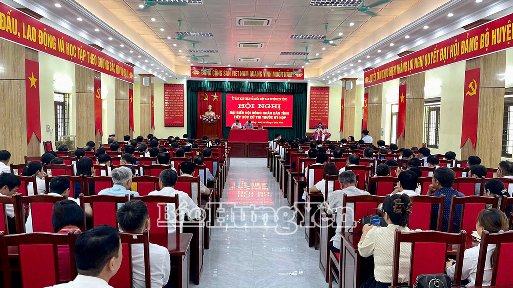 Đại biểu HĐND tỉnh tiếp xúc cử tri huyện Kim Động