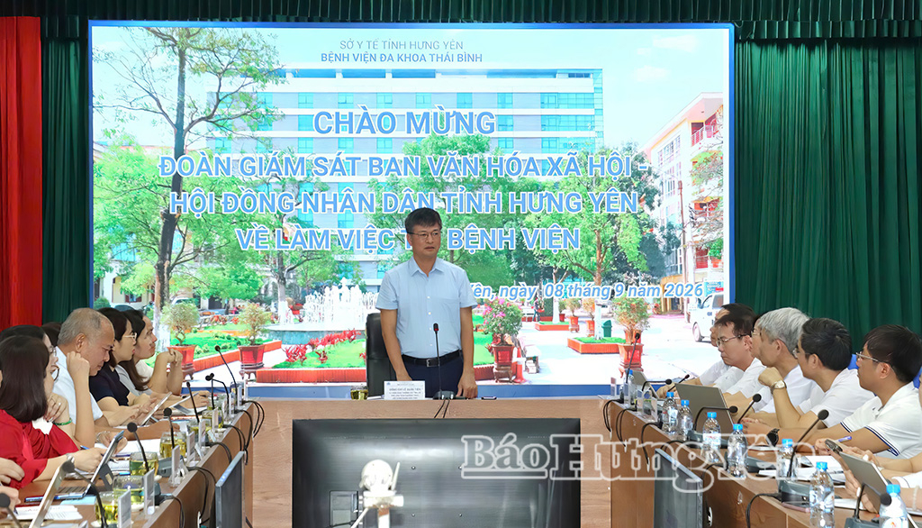 Ban Văn hóa - Xã hội HĐND tỉnh giám sát tại một số cơ sở y tế