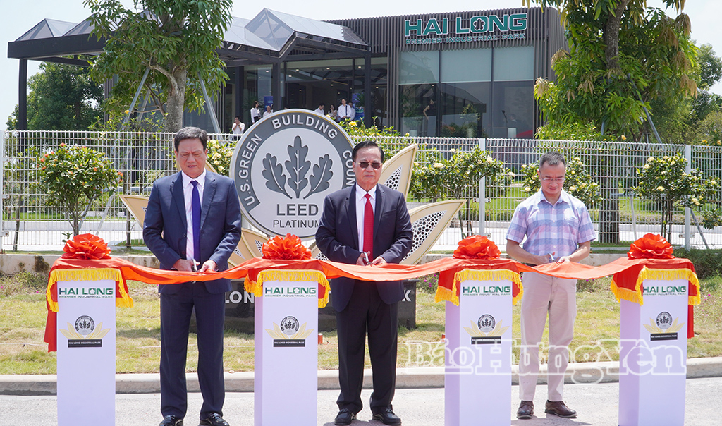 Khu công nghiệp Hải Long đón nhận chứng nhận LEED Platinum
