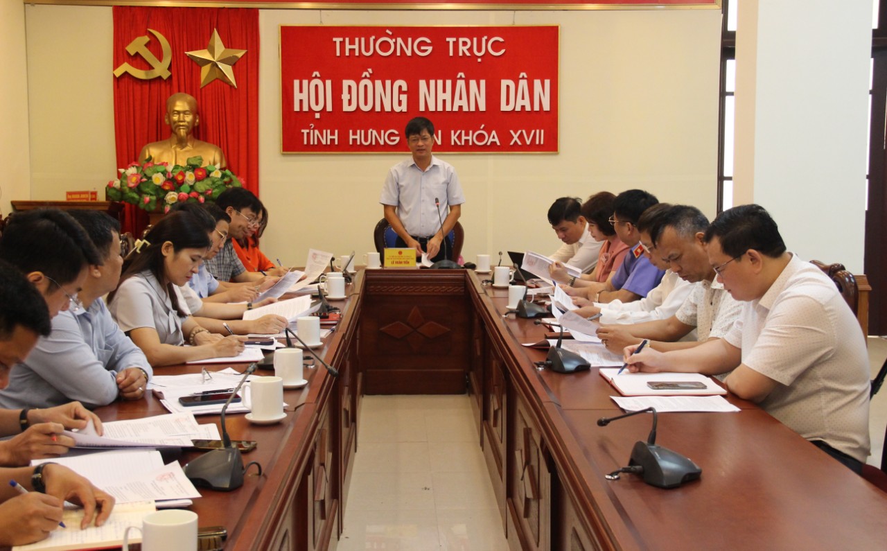   Thống nhất thời gian, nội dung kỳ họp thường lệ cuối năm 2023 của HĐND tỉnh khóa XVII, nhiệm kỳ 2021-2026