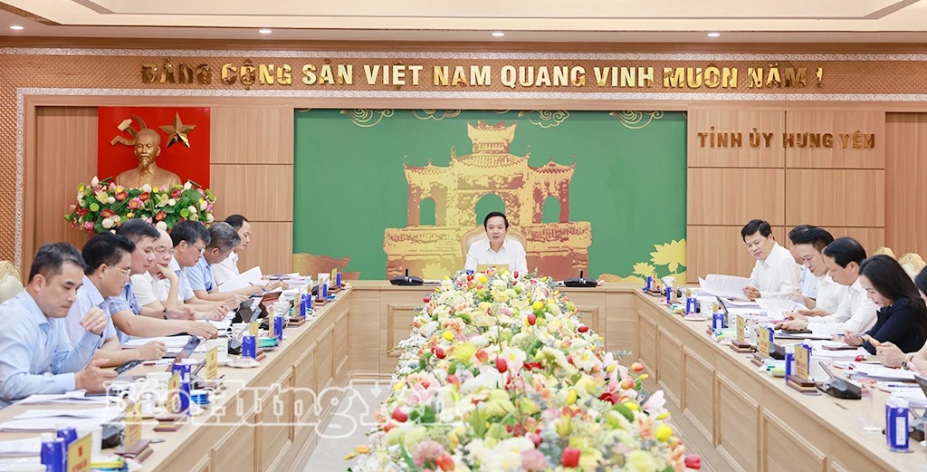 Ban Thường vụ Tỉnh ủy cho ý kiến nhiều nội dung thuộc thẩm quyền